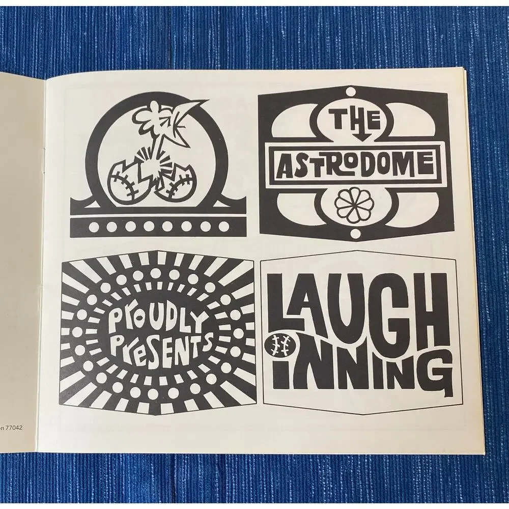 1970 Houston Astrodome Astro Cartoons Booklet Chester Charge!!! Astros Baseball
